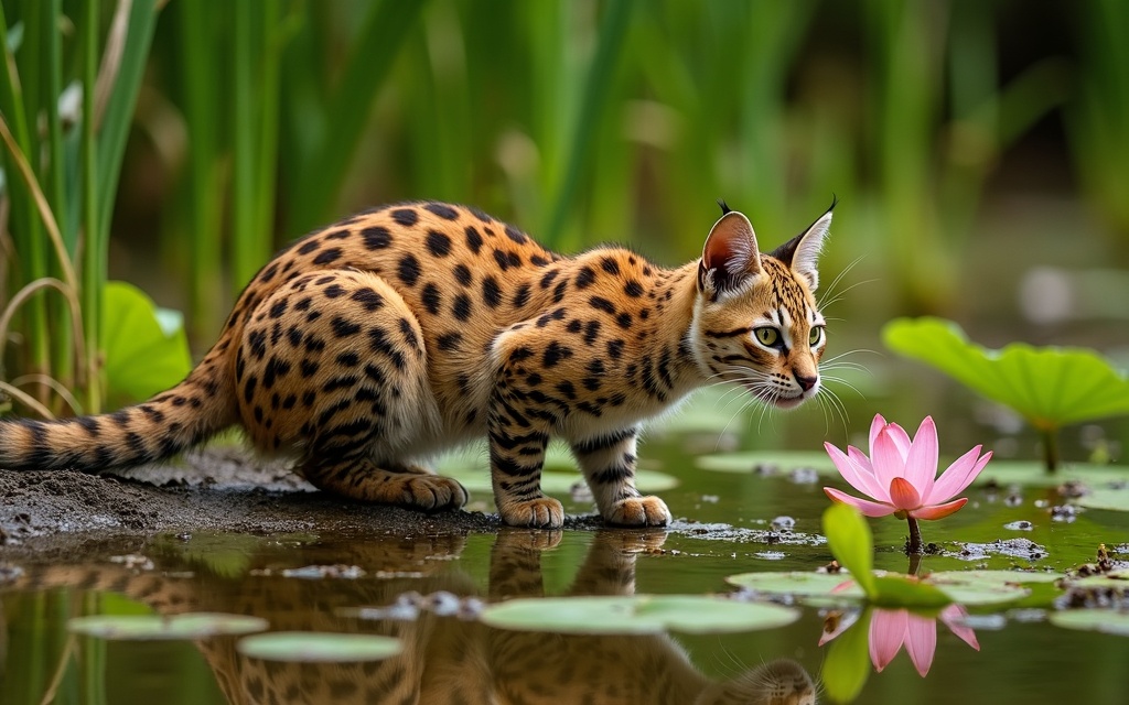 Prionailurus viverrinus (Fishing Cat)